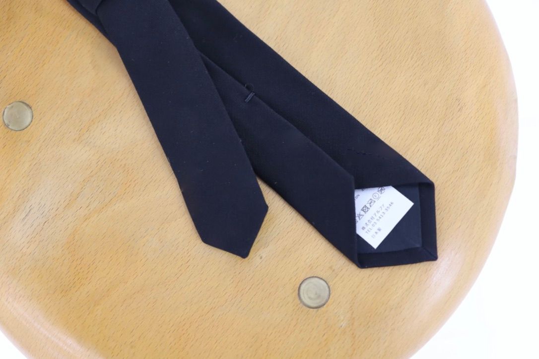 グラフペーパー 26SS Wool Doeskin Necktie(GU261-90217B)BLACK☆12月13日(土)発売！