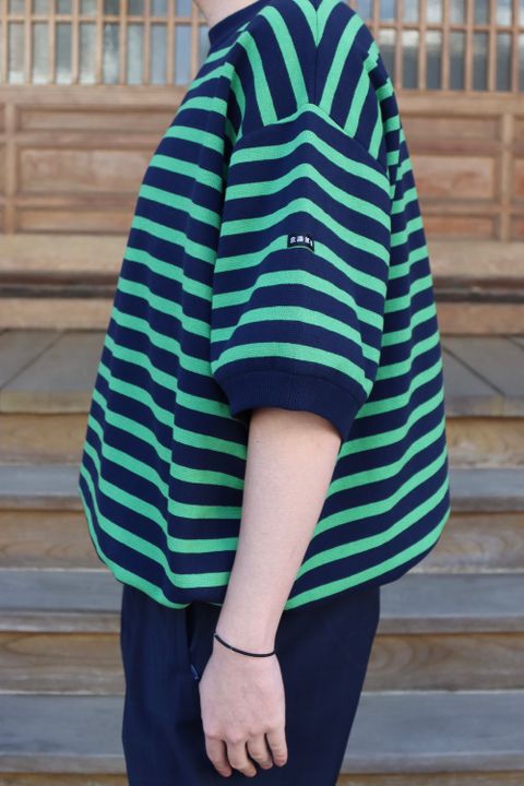 is-ness SHORT SLEEVE BASQUE SHIRT style.2022.3.6