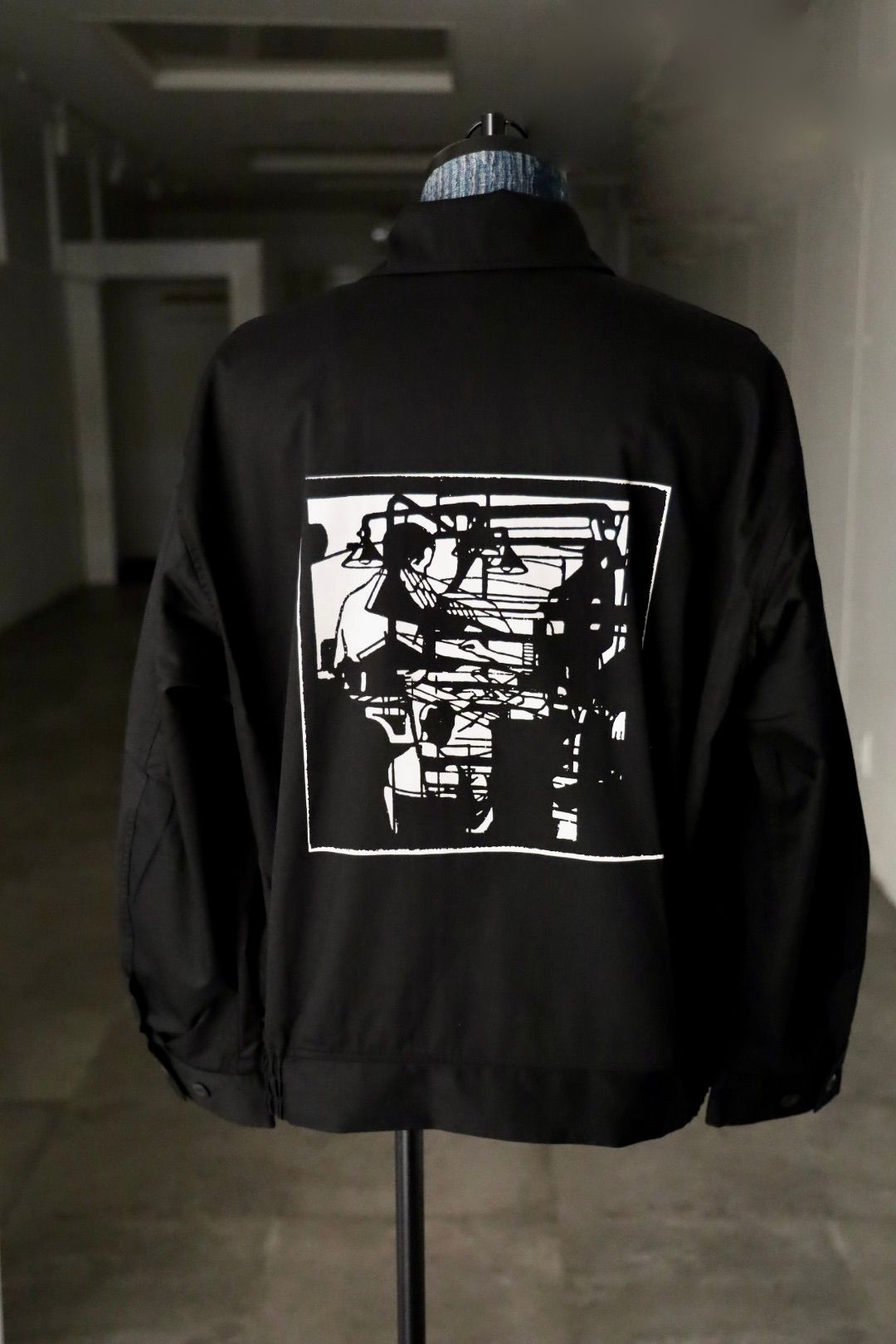 フレッシュサービス AS×FS CORPORATE BLOUSON "LITHOGRAPH"(FSC253-30156AS)BLACK☆8月30日(土)発売！
