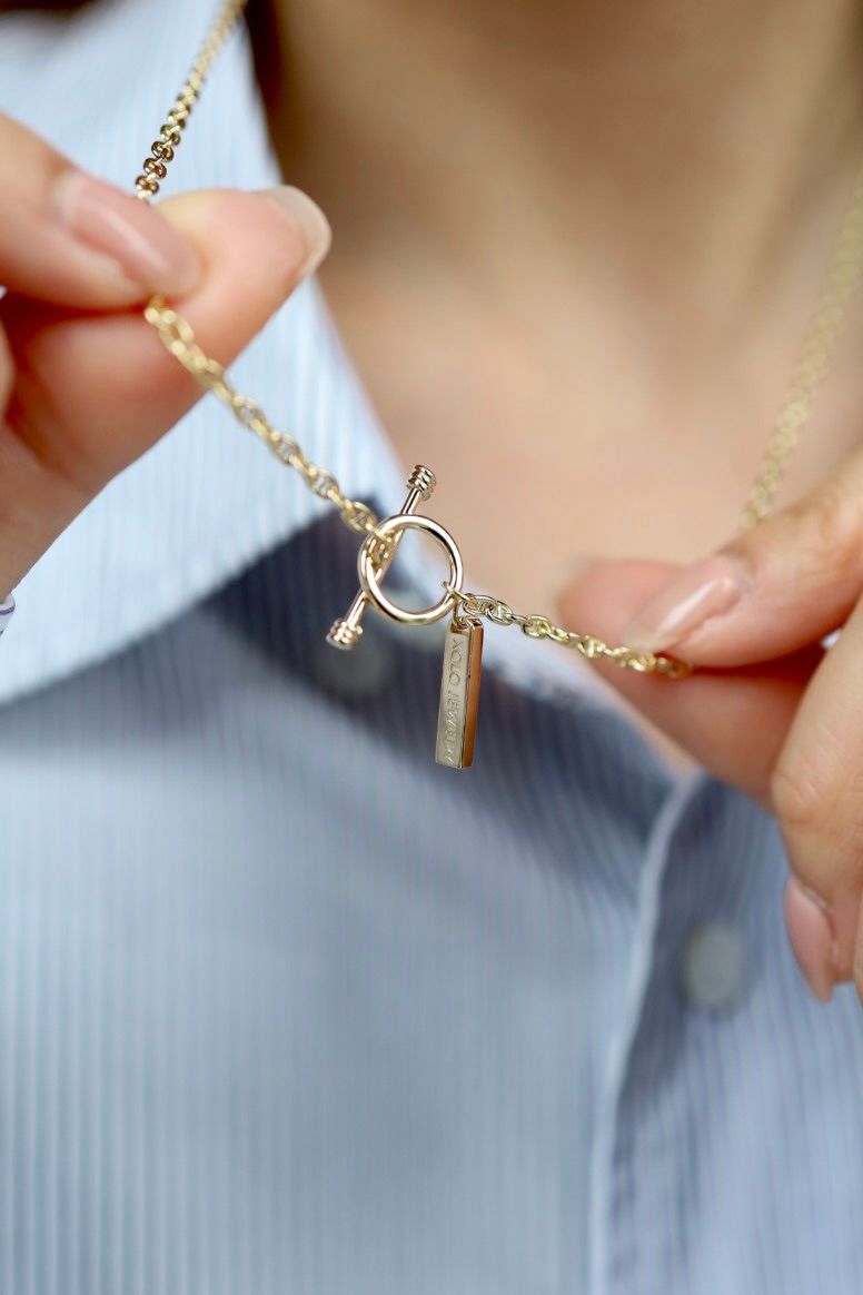 XOLO - XOLO JEWELRY ネックレス / Tiny Solid Anchor Link Necklace