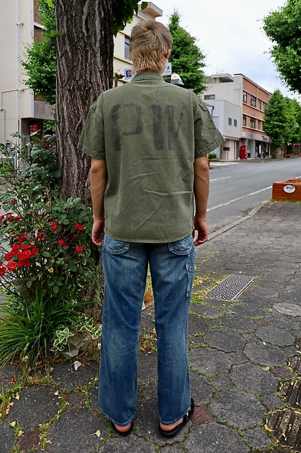 BOWWOW PW P-41 HBT SS JK AGED MARKスタイル