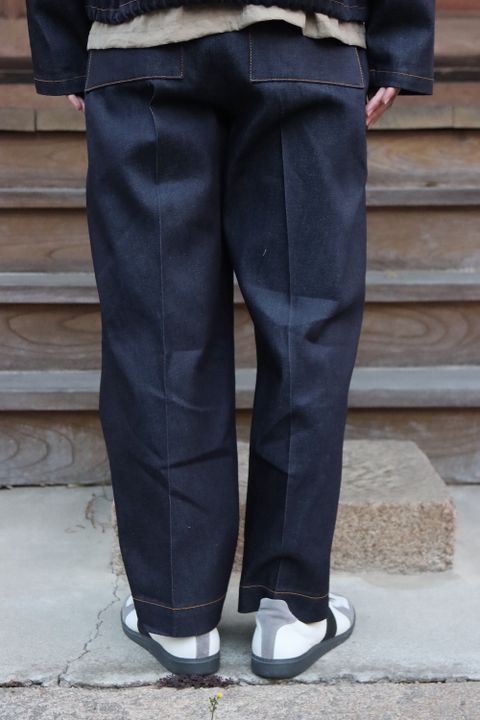 SEEALL ZIP PULLOVER JACKET,DOUBLE WAIST BELT PANTS set up style. 2022.03.17.