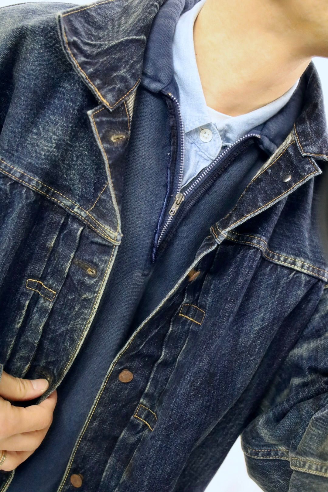 アプレッセ 2026 STYLE1 Vintage Half Zip Sweatshirt(26SAP-05-12)BLUE☆12月27日(土)発売！