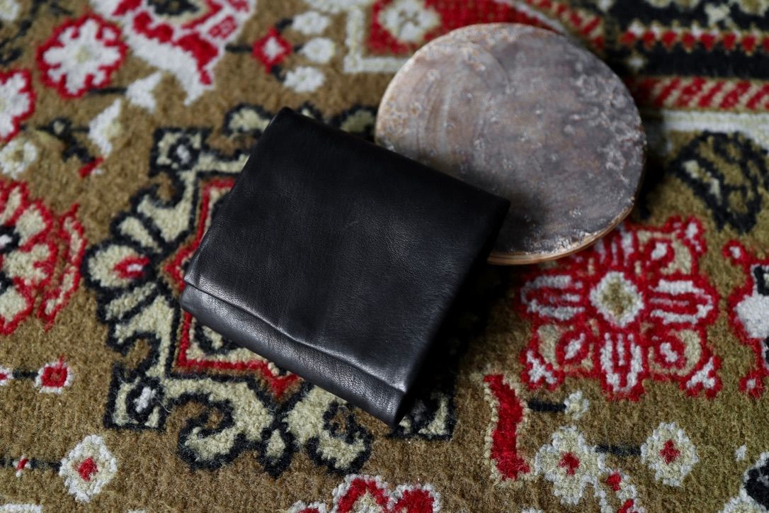 Yohji Yamamoto  ホースレザー三つ折り財布(HW-A05-760-1A26)BLACK☆7月8日(水)発売！