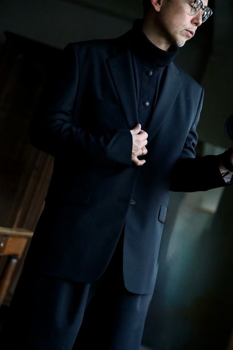 COMME des GARCONS HOMME ウールギャバ2Bジャケットスタイル2025.2.9.
