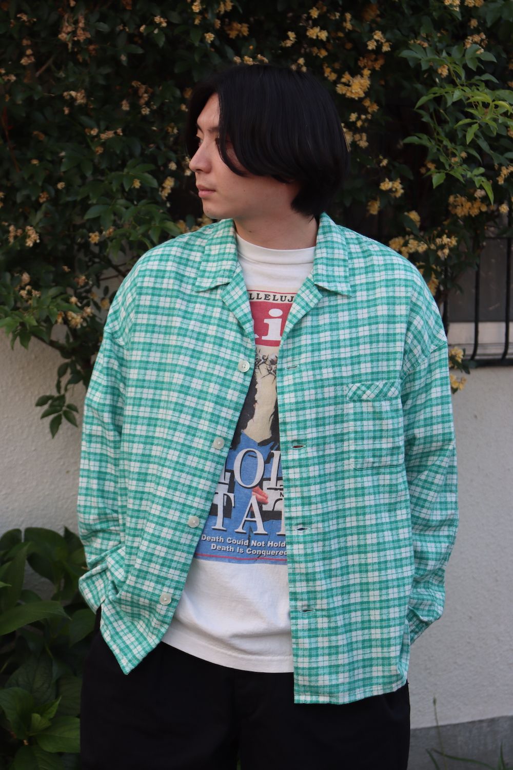 SAINT Mxxxxxx CHECK PJ SHIRT(SM-S22-0000-045) style.2022.5.2 | 2412 | mark