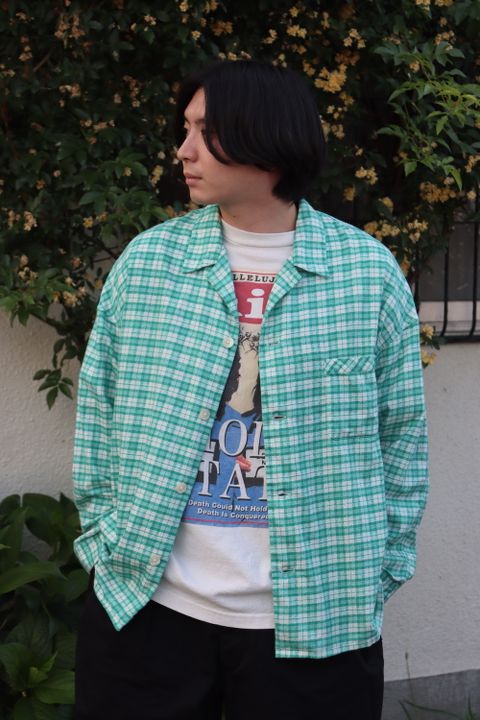 ©SAINT Mxxxxxx CHECK PJ SHIRT(SM-S22-0000-045) style.2022.5.2