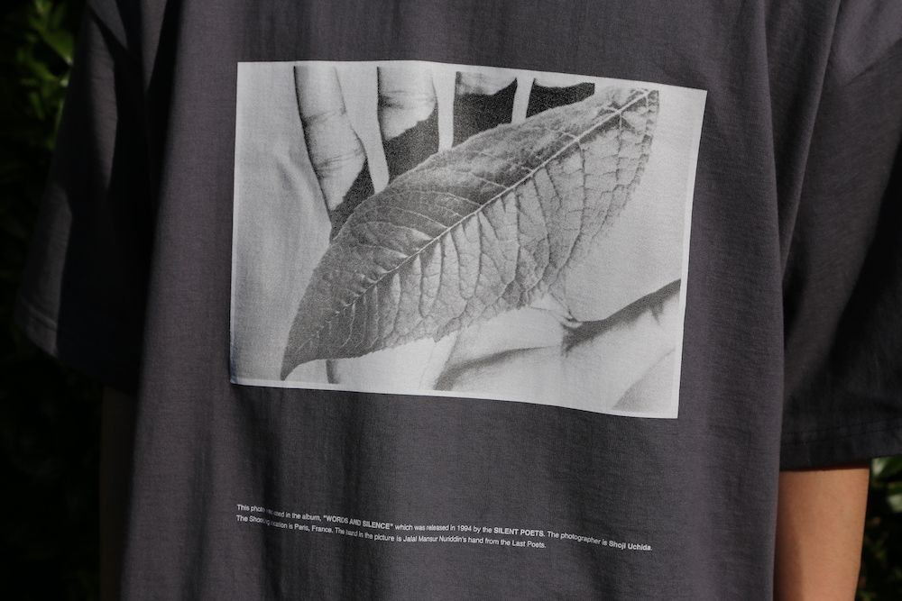 Graphpaper POET MEETS DUBWISE for Graphpaper Oversized Tee “WORDS AND SILENCE” style. 2021.06.21.