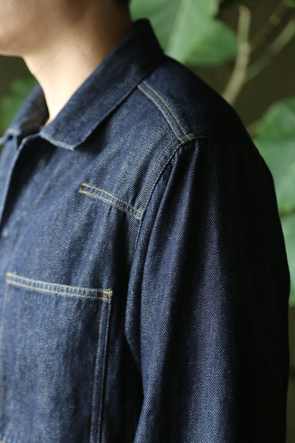 YOKE DETACHABLE POCKET DENIM JACKET(YK21SS0196B) style