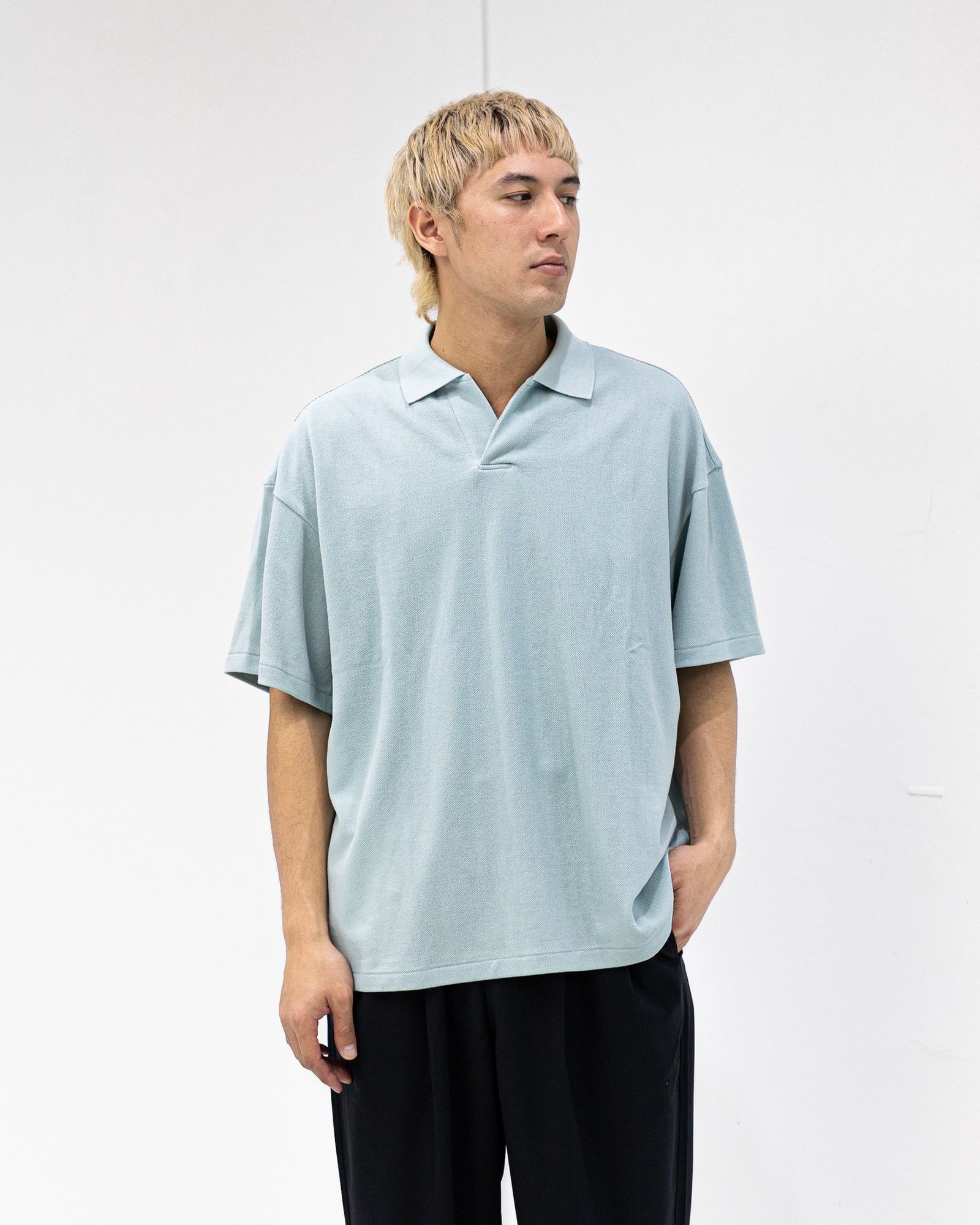 グラフペーパー Cotton Pique Jersey S/S Skipper Polo 4月11日(土)新作発売！