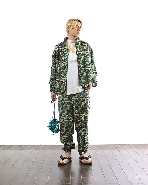 セントマイケル 24SS BAPE JACKET&BAPE PANTS style 2024.4.26