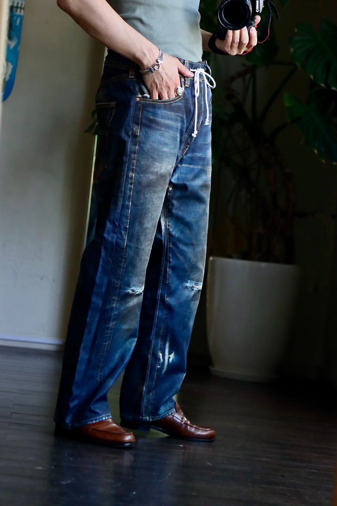 ジュンヤワタナベマン23SSベルベルジン×Levi'sトリプルネームパンツ(WK-P902-100) ☆4月23日再入荷！