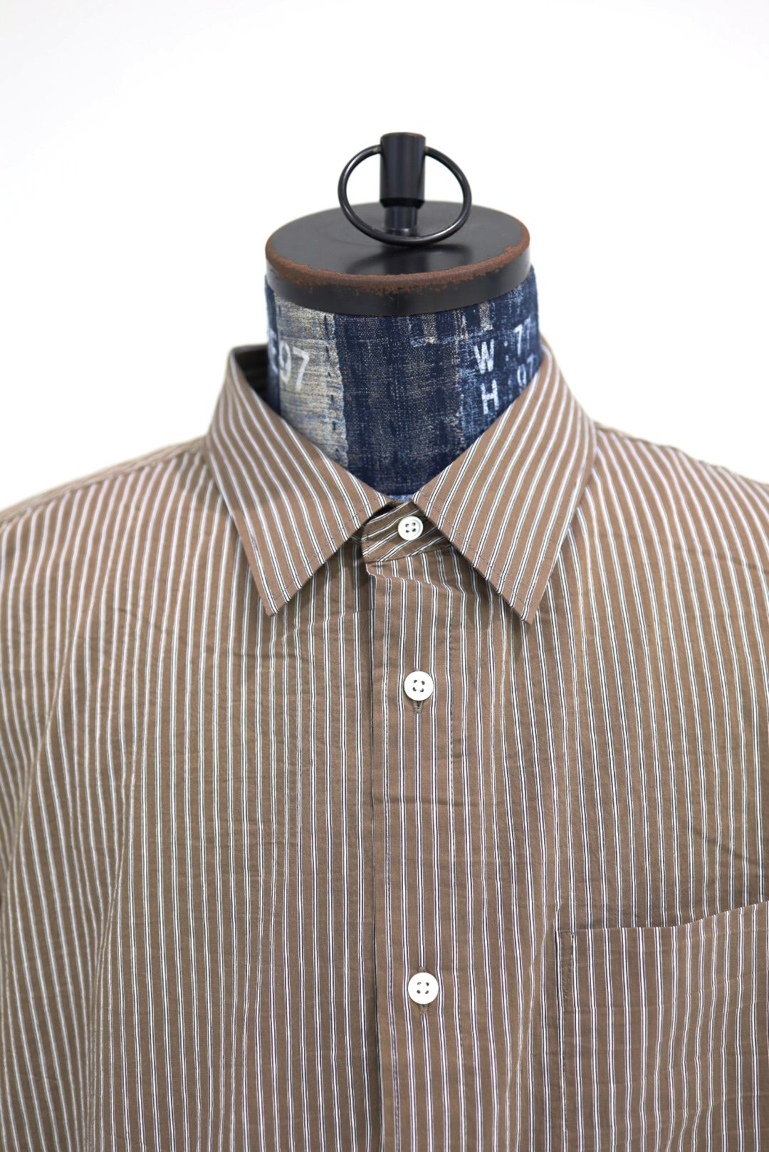 フレッシュサービス 26SS HRAFTeX® S/S STRIPE SHIRT(FSC262-50008)BROWN STRIPE☆5月30日(土)発売！