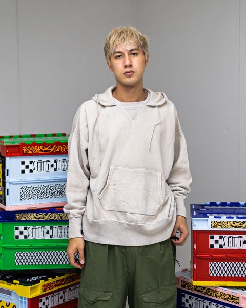 セントマイケル25AWベルベルジンコラボ BB_AFTER HOODED HOODIE(SM-HR1-0000-C55)GRAY☆11月8日(土)発売！