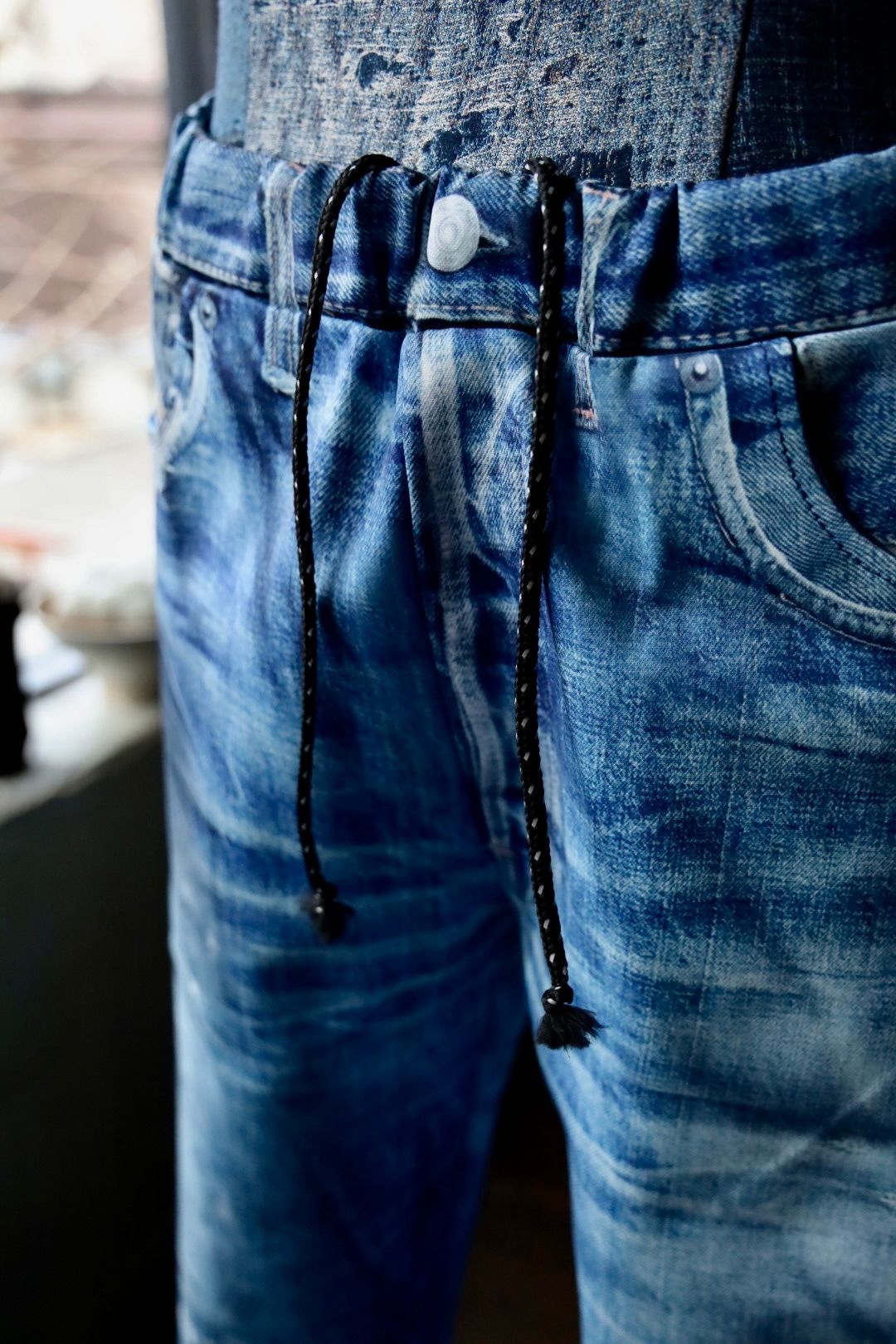 トーキングアバウト ジ アブストラクション 25SS "60S" PRINT STARIGHT PT(NPT-PT-001)