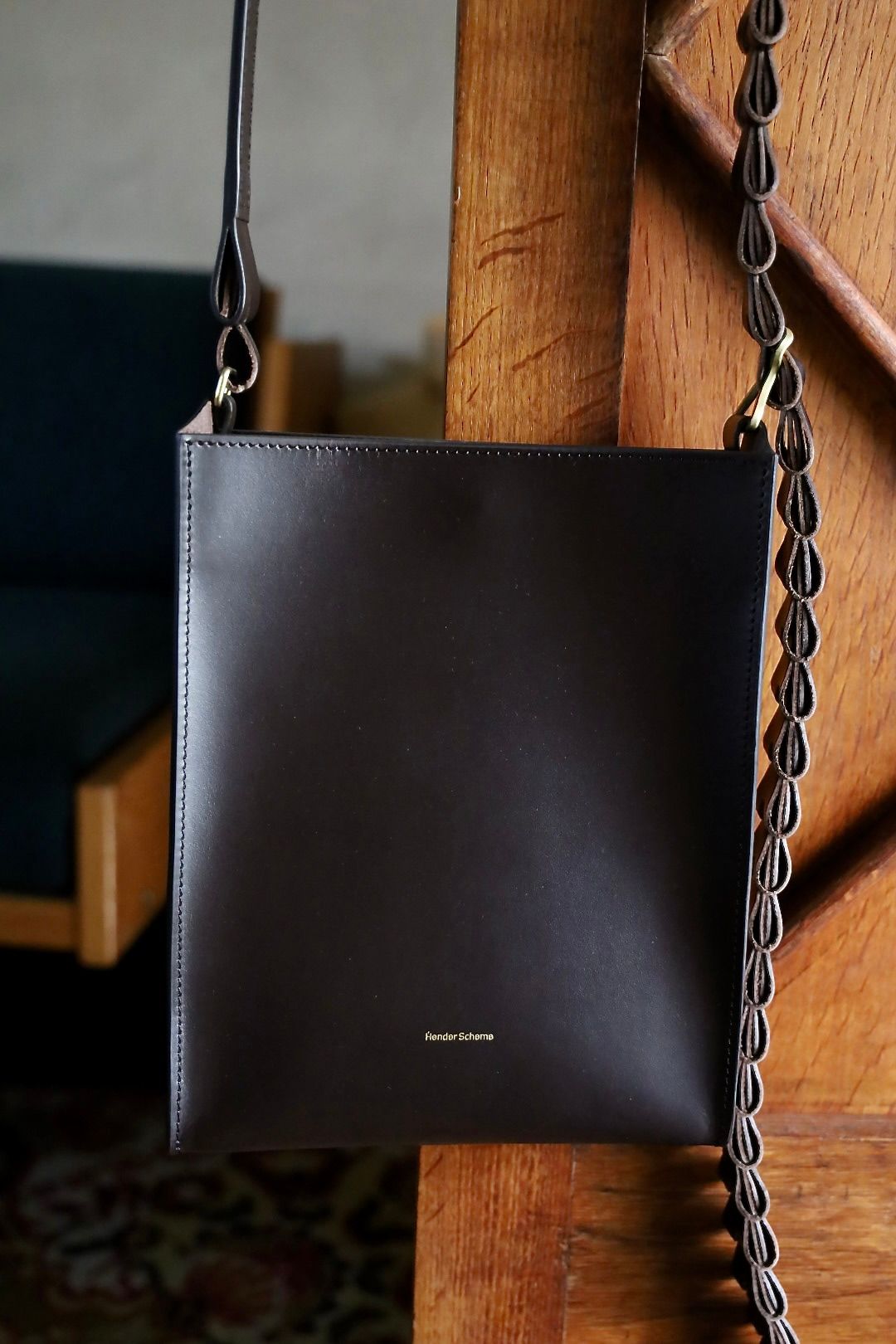 エンダースキーマ 25SA バッグ construct bag(xu-b-csb)dark brown
