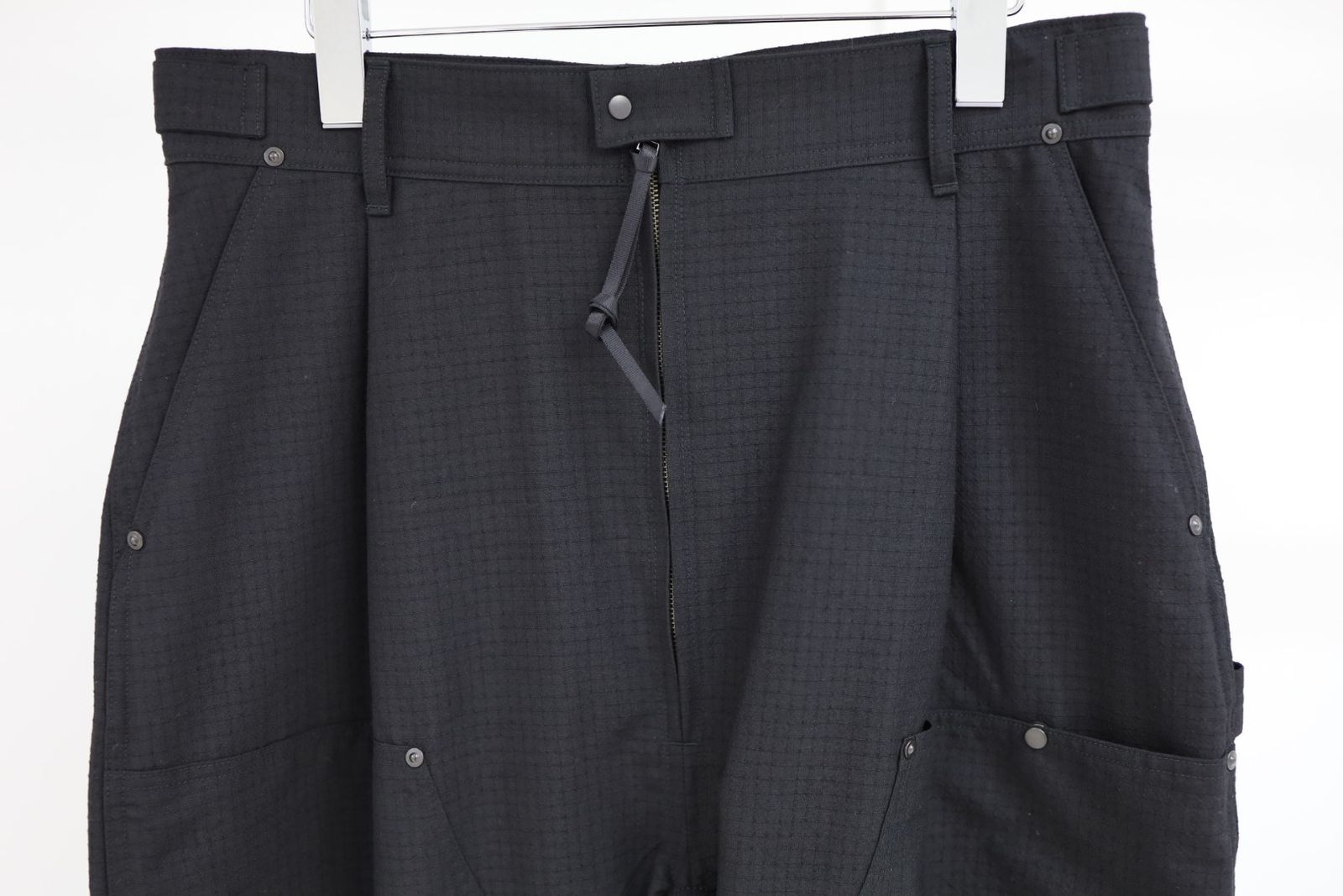 プロダクトトゥエルブ SS26 High Count Wool Ripstop Pants(26SS-PPT04)BLACK