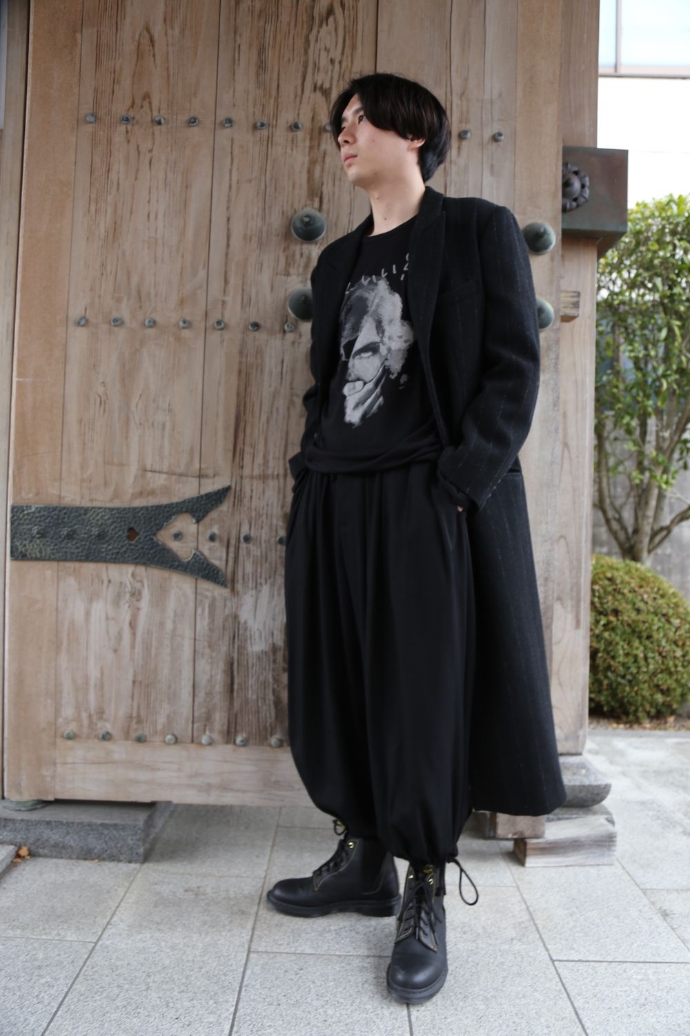 yohji yamamoto 21ss 新作「食べて...いい?」マチ付長袖PT style.2020.12.11.