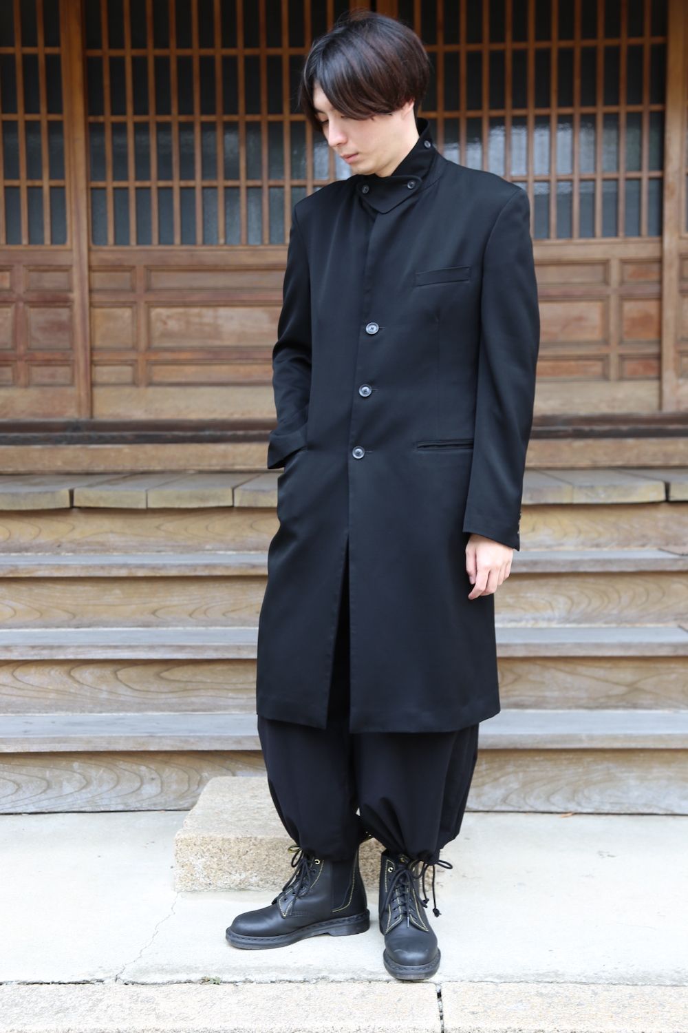 Yohji Yamamoto タキシードドクタージャケットW-ロングJKTプリントBstyle.2020.8.9. | 1142 | mark