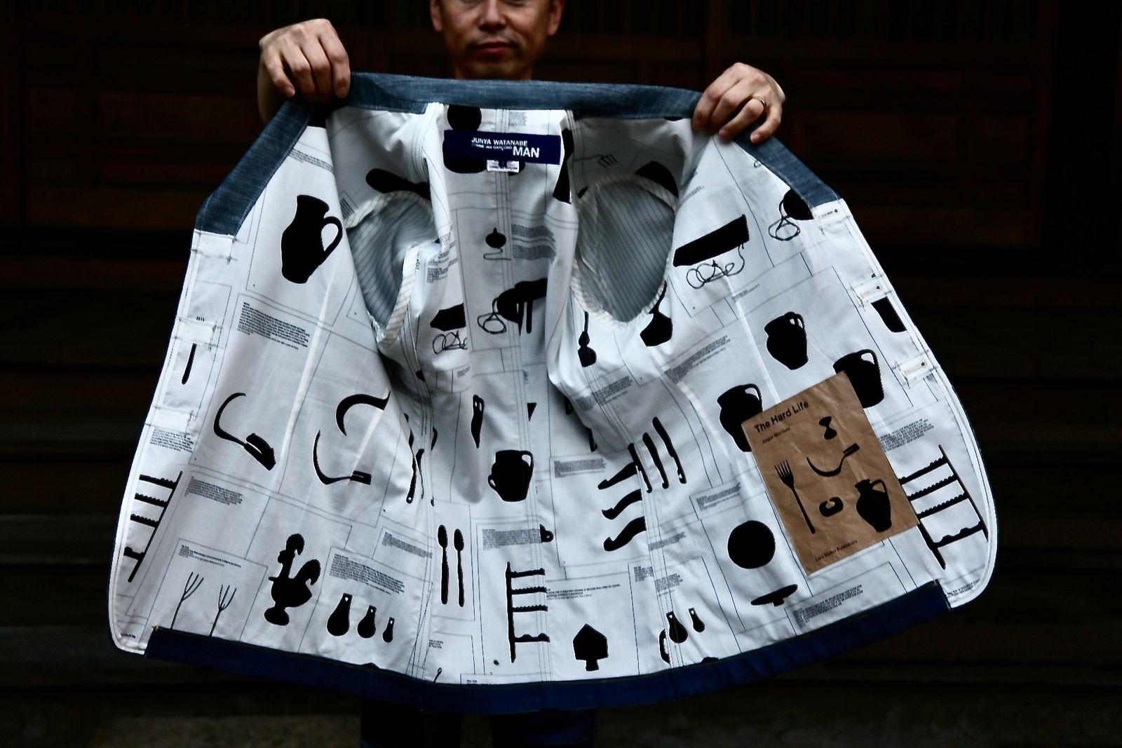 JUNYA WATANABE MAN 綿リネンデニムジャケットstyle.2021.2.7.