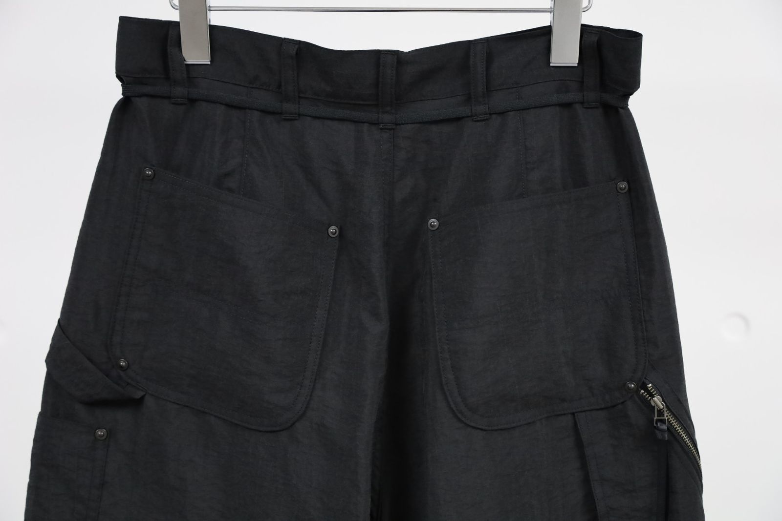 プロダクトトゥエルブ 26SS Silk Nylon Short Work Pants(26SS-PPT11)BLACK☆新作発売！
