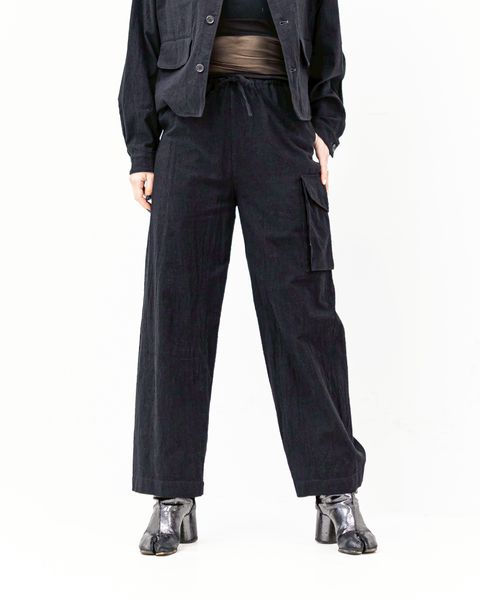 blurhms Women's 26SS Silk/Cotton Nep Side Seamless 4P Pants(BHS26S020)Black☆2月13日(金)新作発売！