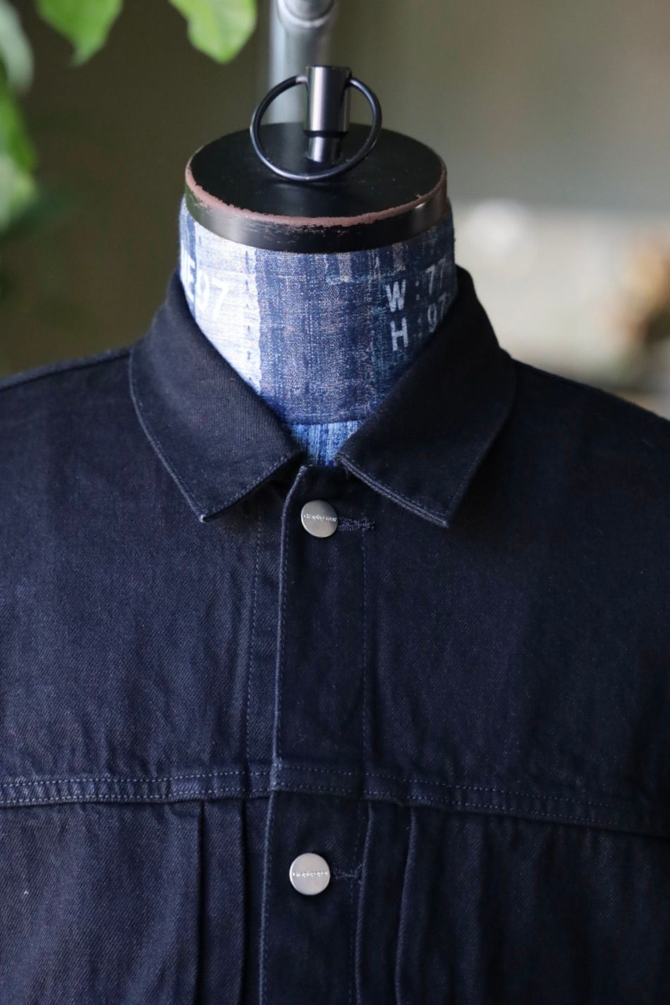 グラフペーパー Selvage Denim Jacket(GU253-20054RB)BLACK_WASHED