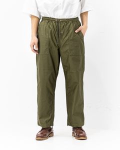 コムデギャルソンオム26SS 綿バックサテンベイカーパンツ(HQ-P014-051-2)KHAKI☆3月6日(金)発売！