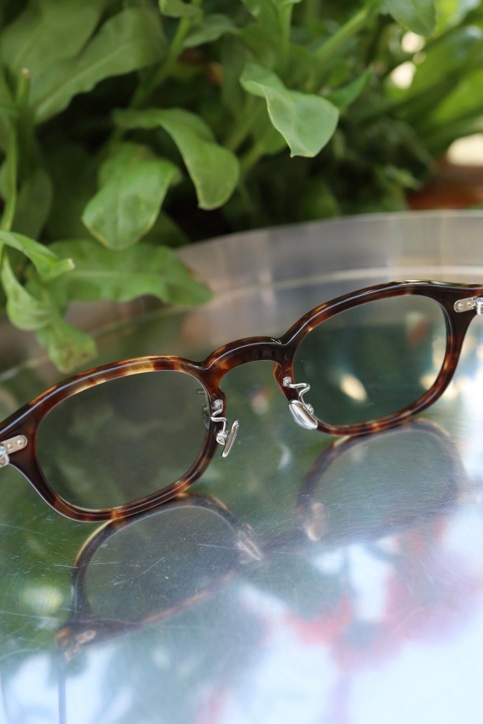 ノチノオプティカル  "JIFUSAN" #3.RICH AMBER × GREY GREEN to D.GREY(調光モデル)☆4月18日(土)再入荷！