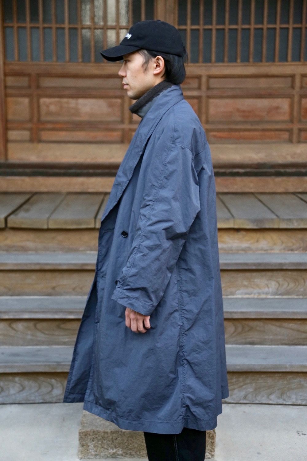 Graphpaper Garment Dyed Shop Coat"D.GRAY"Style.2020.12.28.
