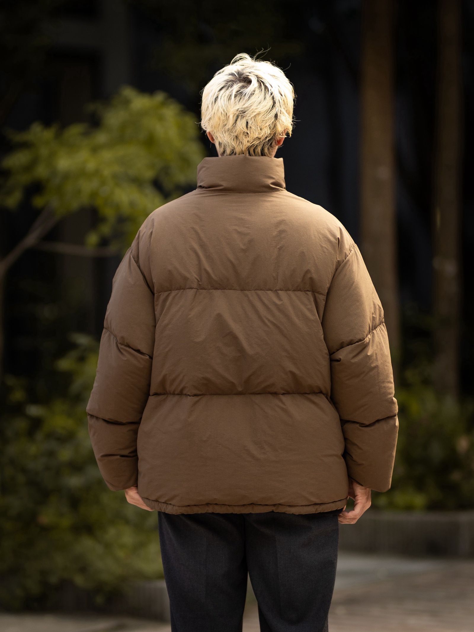 Graphpaper Garment Dyed Down Jacket (BROWN) MARKスタイル！