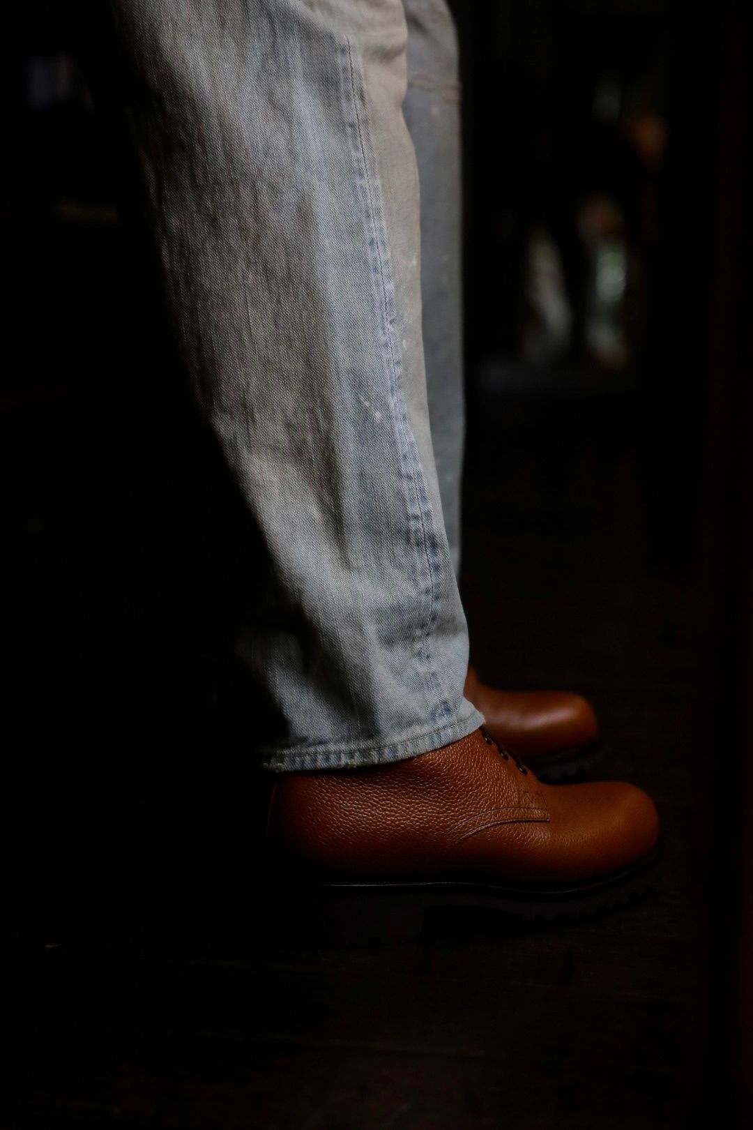 Washed Denim Wide Pants(24AAP-04-18H) BLEACH