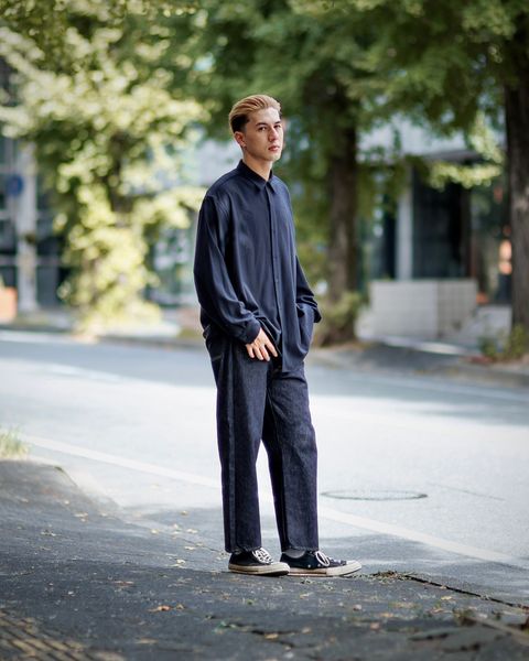 A.PRESSE Wool Regular Collar Shirtスタイル 9月21日(土)新作発売！