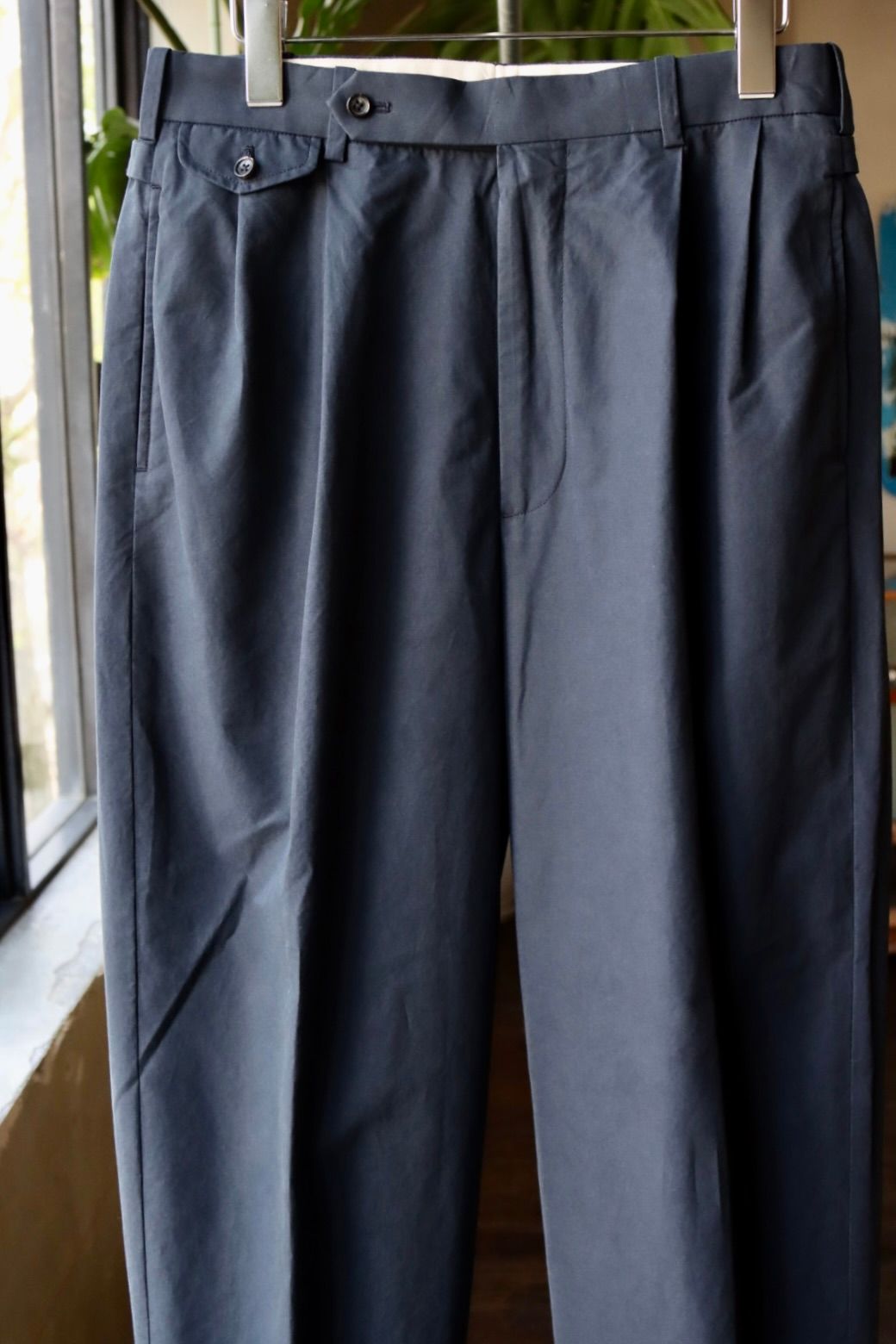 アプレッセ23SS High Density Weather Cloth Trousers (23SAP-04-21H)NAVY