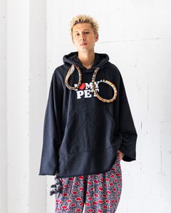 doublet 25AW  I LOVE MY PET HOODIE (25AW36CS398)BLACK☆7月12日(土)発売！