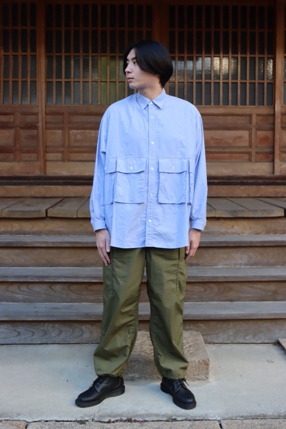 FreshService OXFORD FLAP POCKET SHIRT