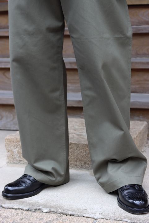 E.TAUTZ CORE FIELD TROUSERS(XTRS06 1015) style.2021.9.5.