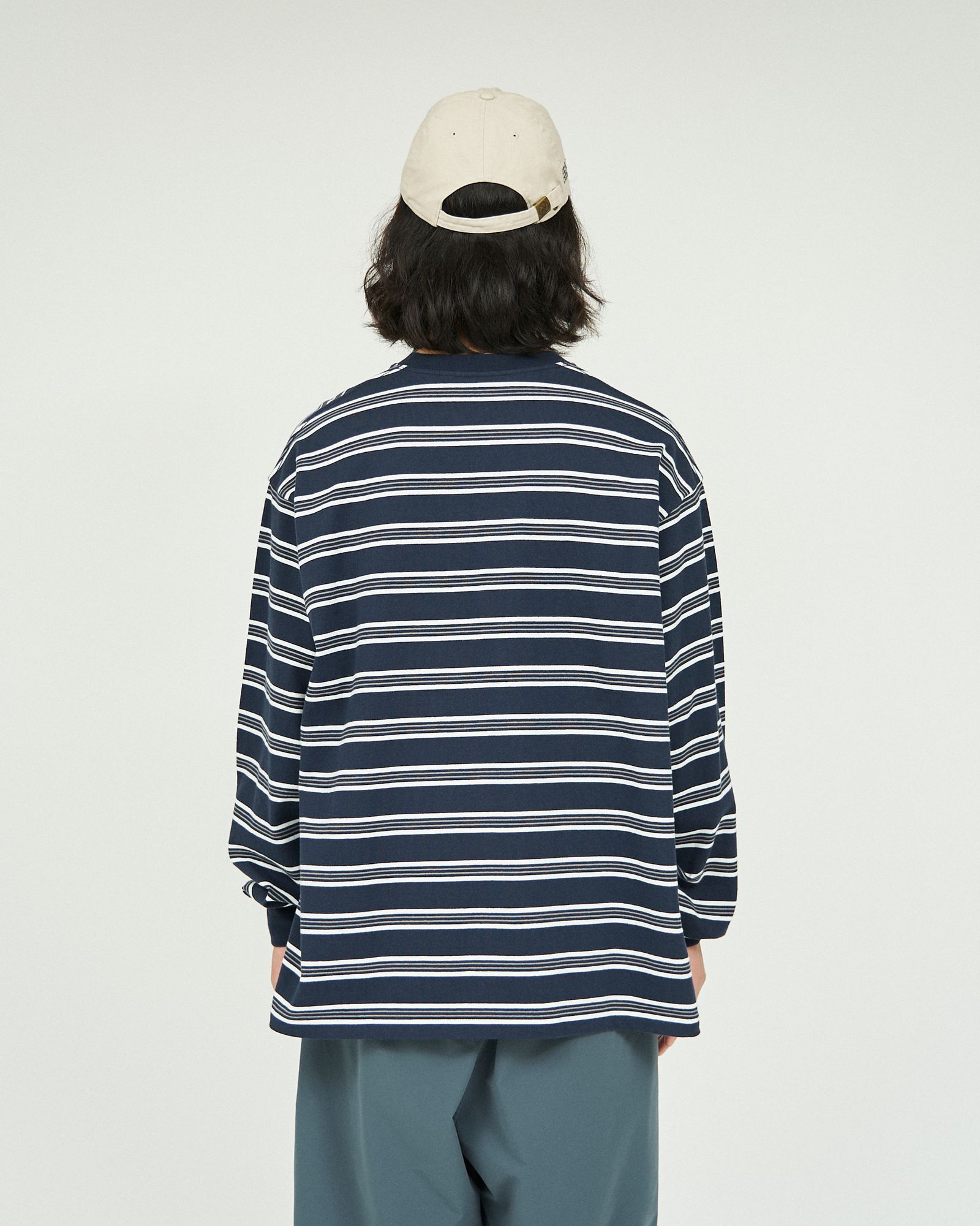 FreshService - フレッシュサービス MULTI BORDER L/S TEE