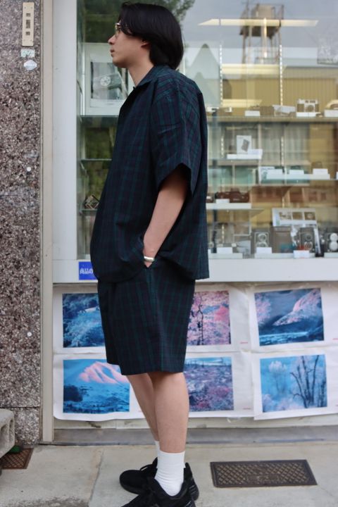 is-ness BALLOON WIDE SHIRT(1022SSSH03) style.2022.4.25