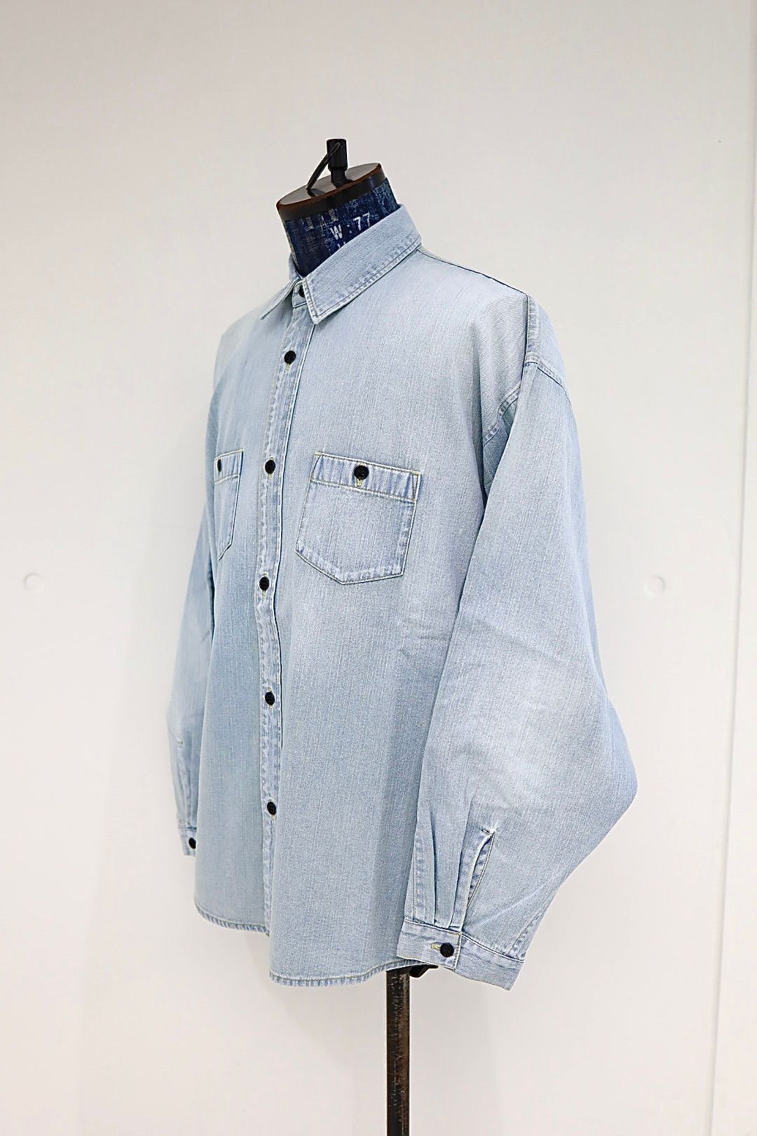 ファンダメンタル 26SS KYTE SHIRT 3YR WASH(FA26SH13U)INDIGO☆新作発売！