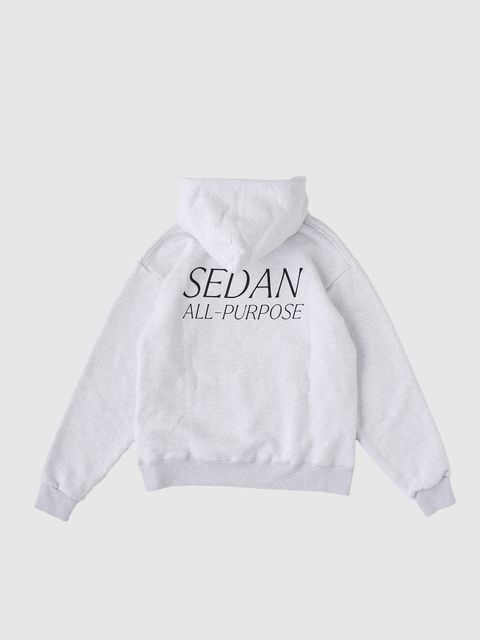 セダンオールパーパス FW24 OG Logo Elastic Cord Hoodie(SD24F-CT04) Ash Grey