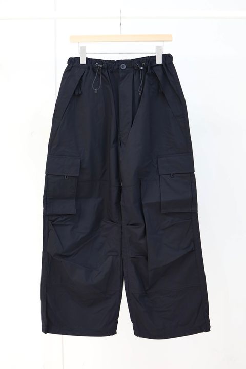 コムデギャルソンオム26SS ナイロンタフタ3層パンツ(HQ-P011-051)BLACK☆2月6日(金)発売！