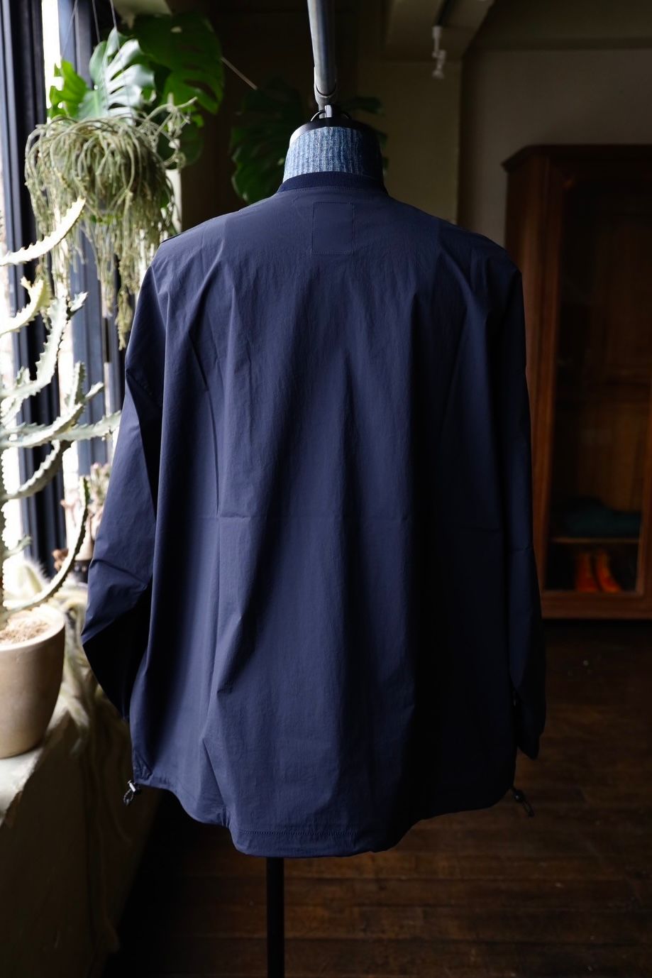 S.F.C 25SS エスエフシー TECH POCKET NYLON LS TEE(SFCSS25S06)Navy
