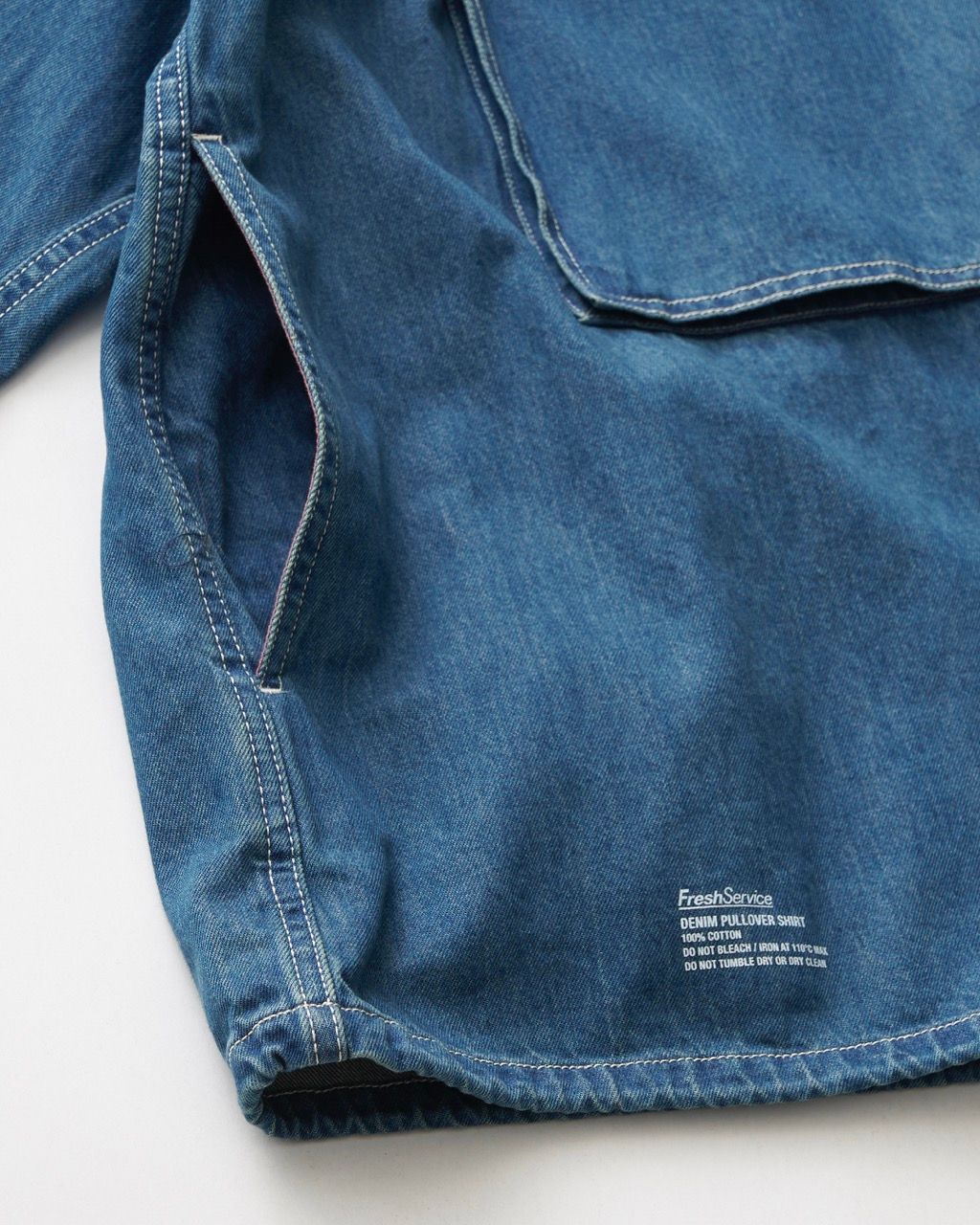 フレッシュサービス DENIM PULLOVER SHIRT(FSC251-50135FI)FADE INDIGO☆2月22日(土)発売！