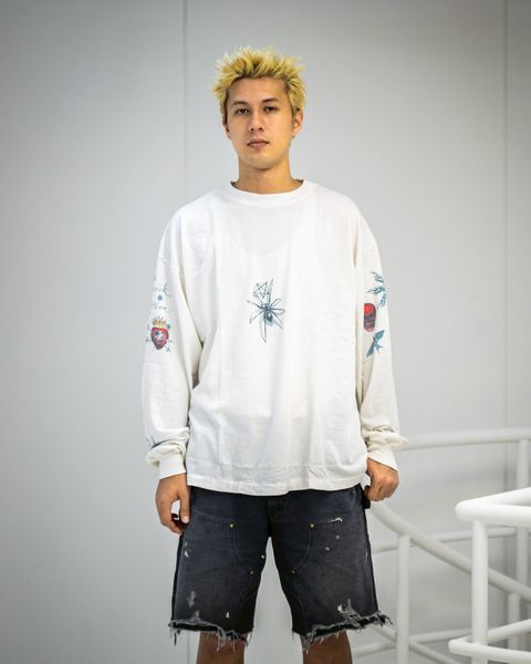 セントマイケル Tシャツ TATOO DW_LS TEE(SM-HR1-0000-C29)WHITE★9月13日(土)発売！
