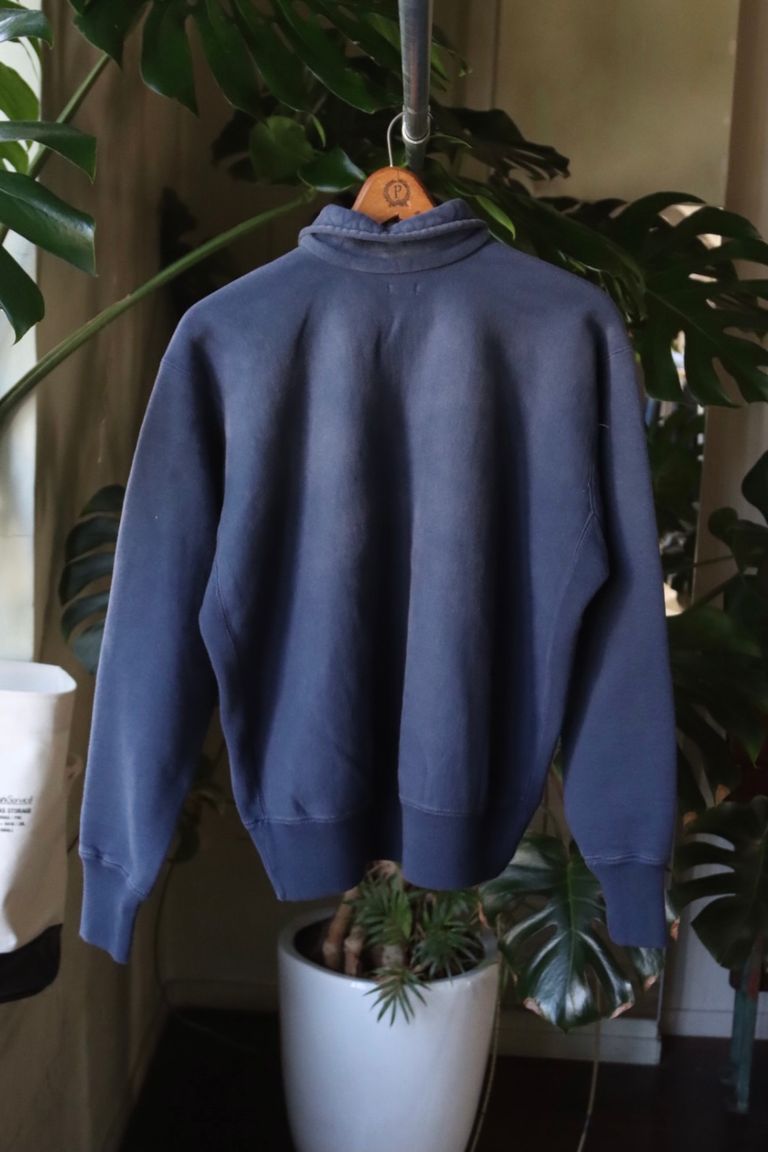 A.PRESSE - アプレッセ22FW Vintage Half Zip Sweatshirt(22AAP-05-03M)NAVY※8月27