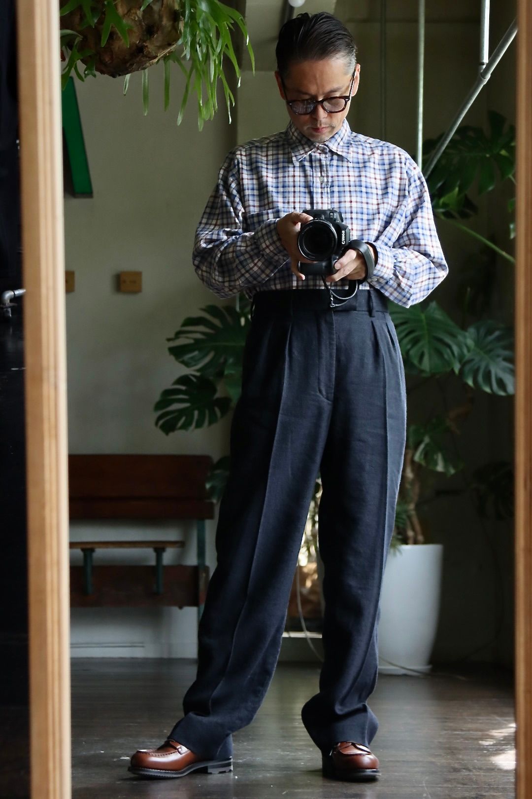 季節感秋春A.PRESSE 22AW Wide Tapered Trousers