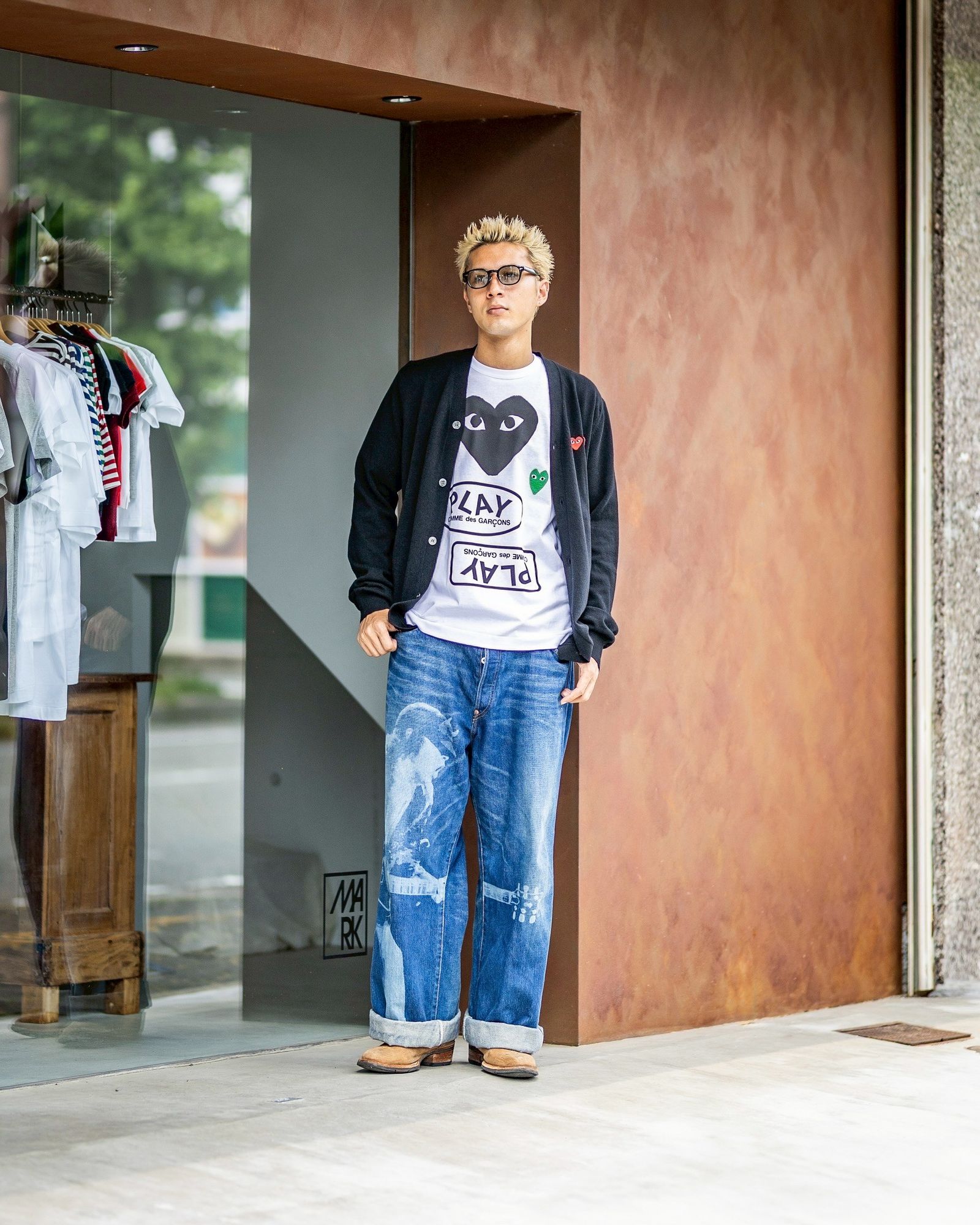 JUNYA WATANABE COMME des GARCONS MAN ウールジャガードニット