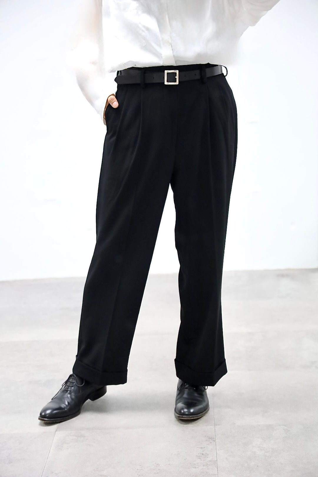 A.PRESSE - アプレッセ 2026 STYLE2 Wool Wide Tapered Trousers(26AAP