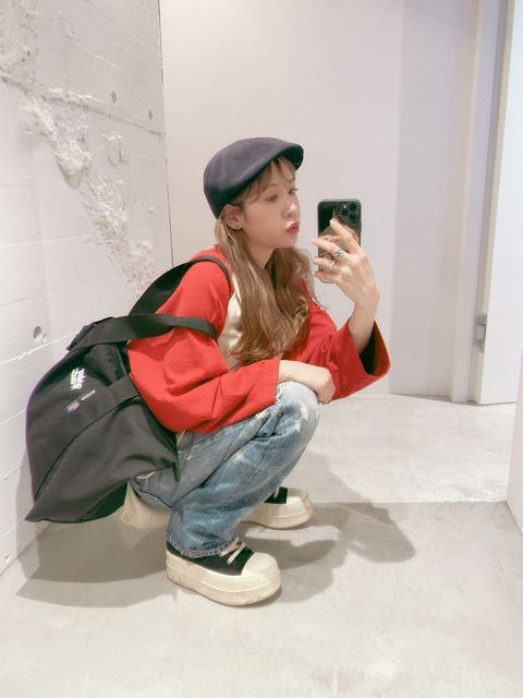 blurhms 24SS Co/Silk Nep Baseball Raglan Teestyle.2024.5.7